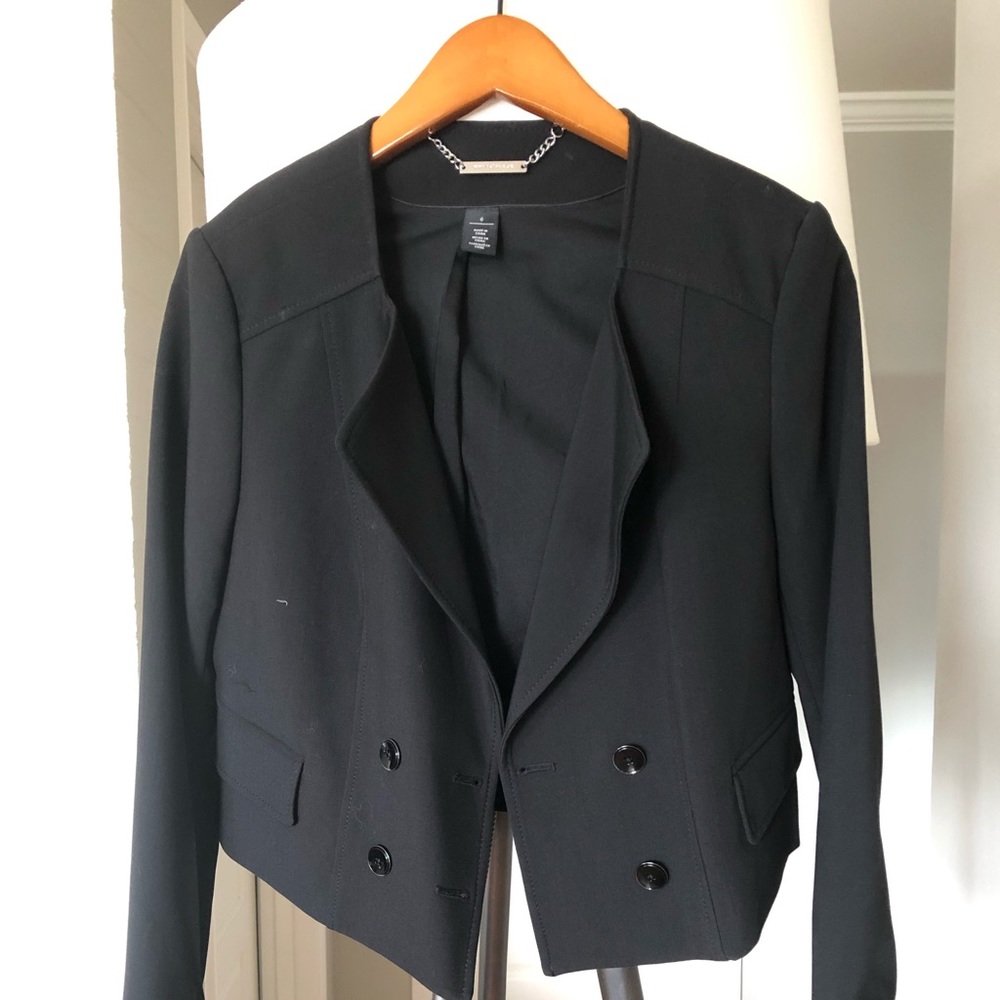 White House | Black Market black jacket.